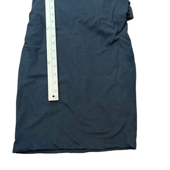 James Perse Ruched Strap Tank Dress Super Stretch Bodycon Black Size Small (1) - Picture 10 of 11